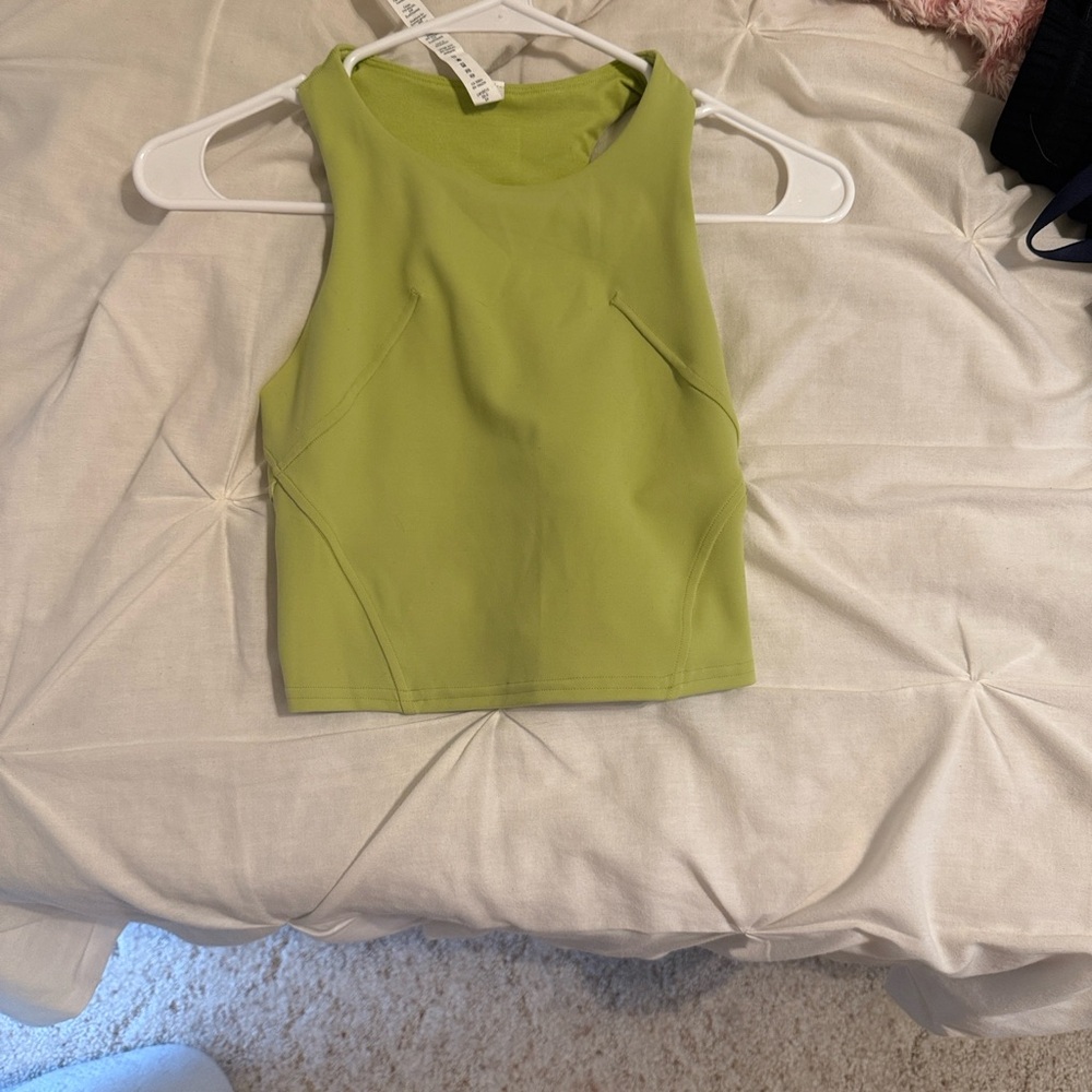 Lululemon Athletica Lime Green Tank Top